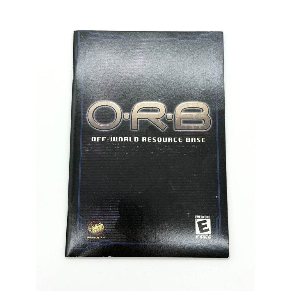 O.R.B. Off-World Resource Base PC Game 2002 Complete w/ Box‎ CD-ROM